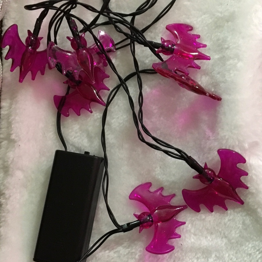 Purple Bat String Lights